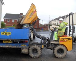 Narrow Access High-Tip Dumpers